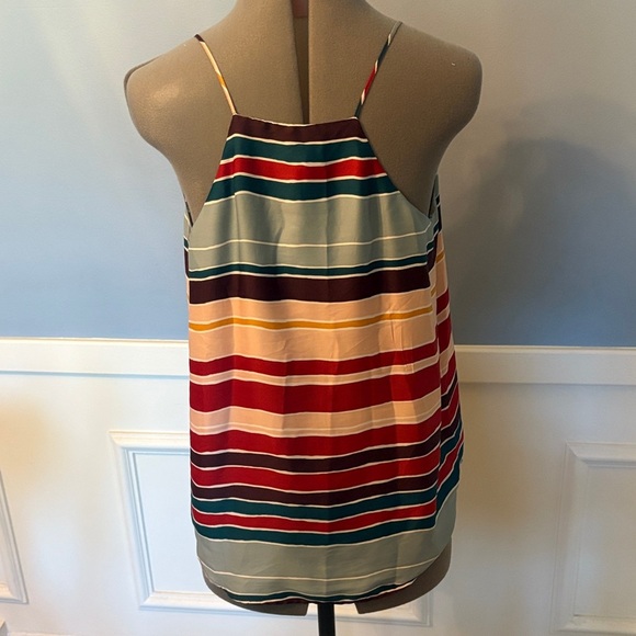 LOFT Pastel Striped Sleeveless Top - Picture 3 of 11